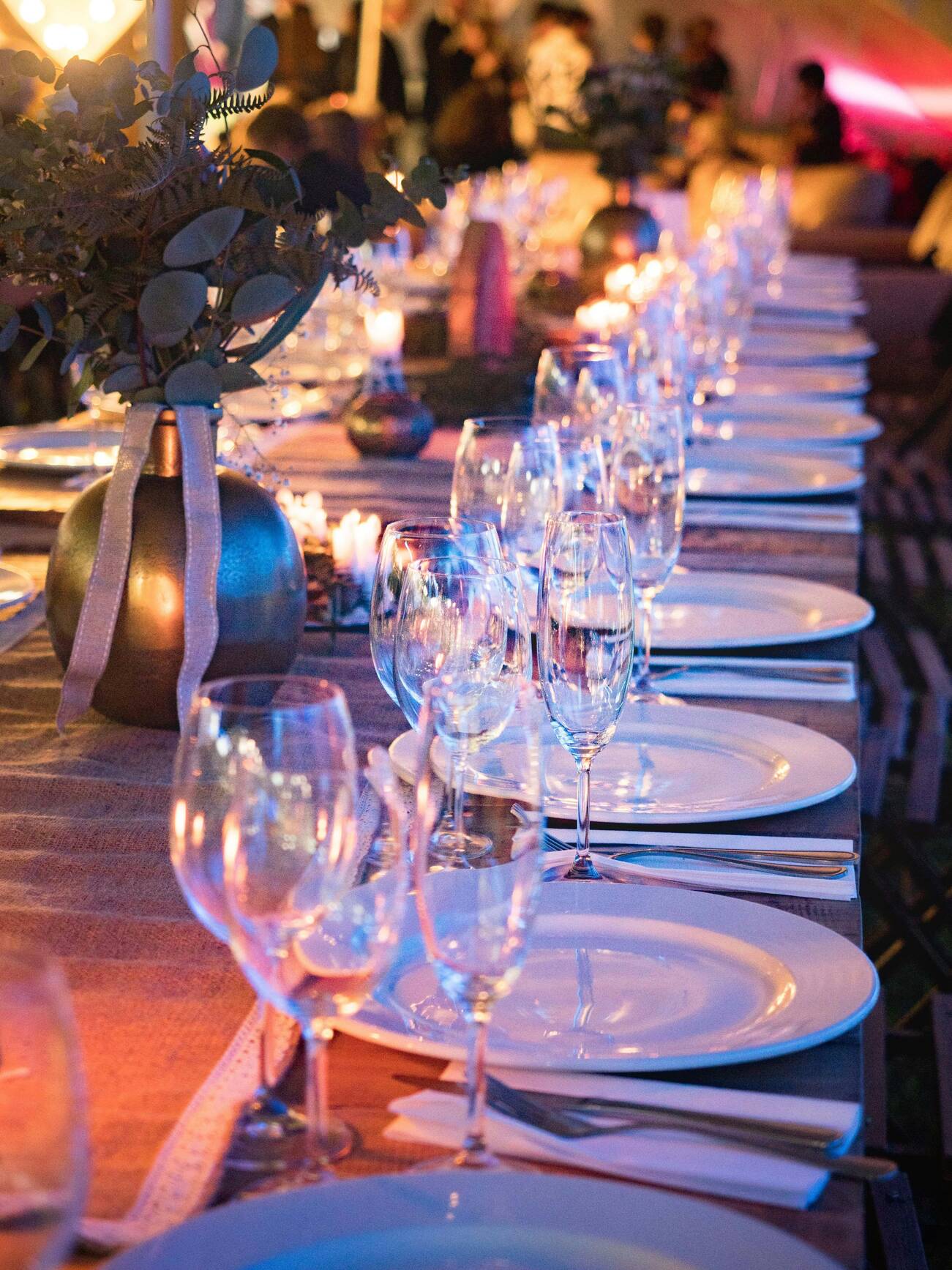 Sunset Palm Dinner